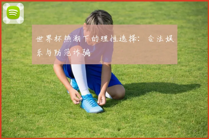 世界杯热潮下的理性选择：合法娱乐与防范诈骗